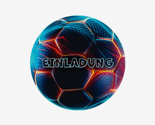 moosthaler einladungskarten kindergeburtstag junge fussball einladungen