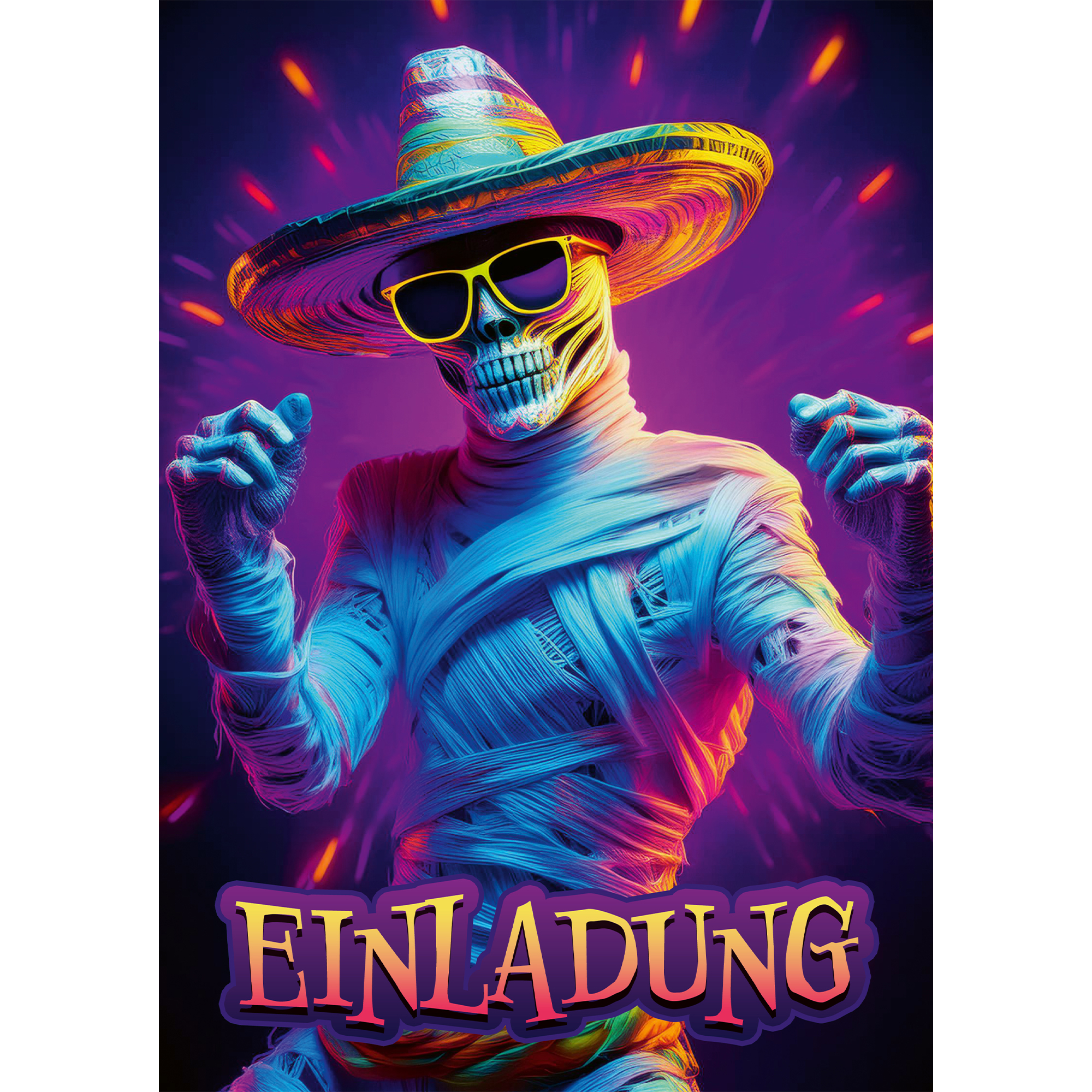 moosthaler einladungskarten kindergeburtstag junge mumie halloween einladungen
