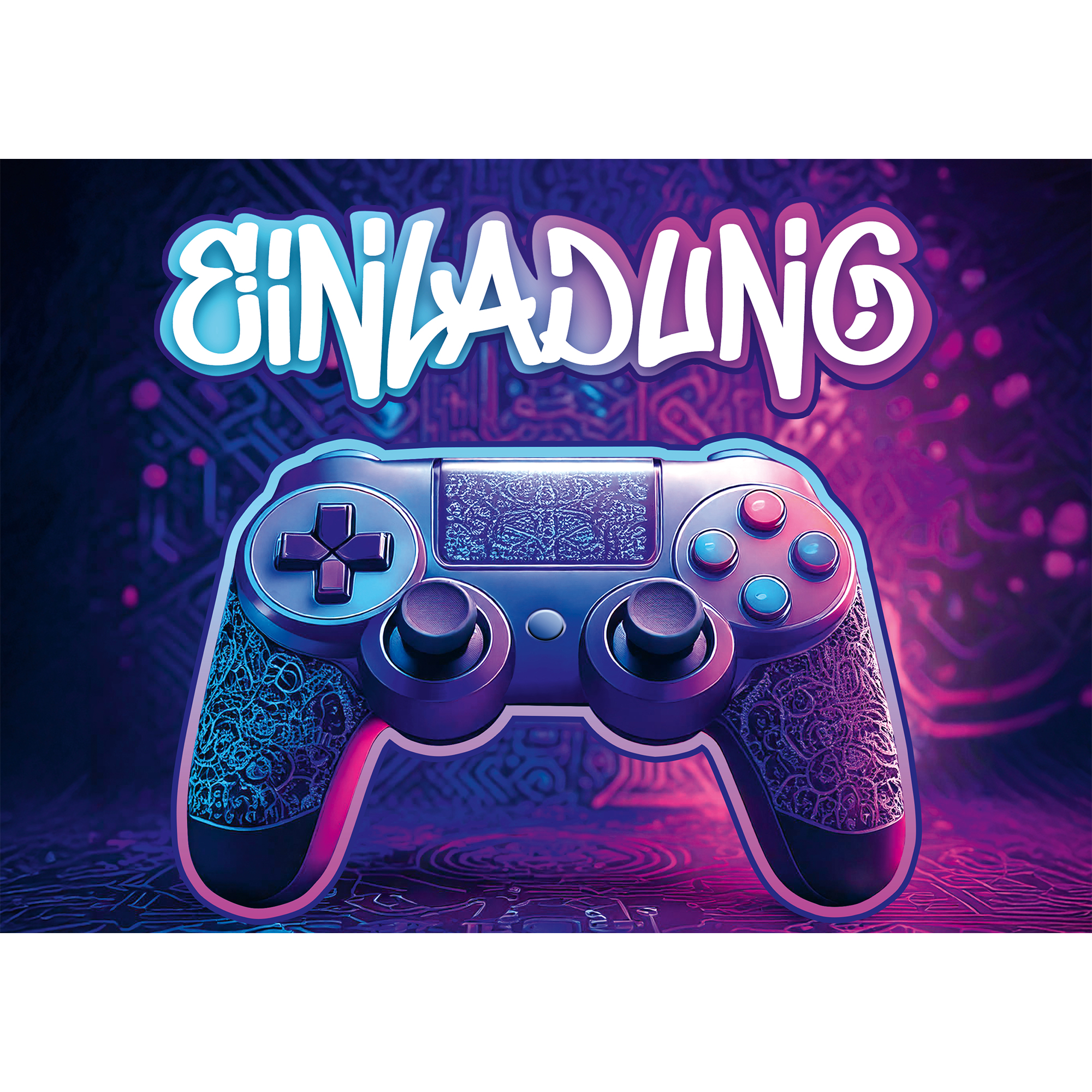 moosthaler einladungskarten kindergeburtstag junge gamingparty einladungen