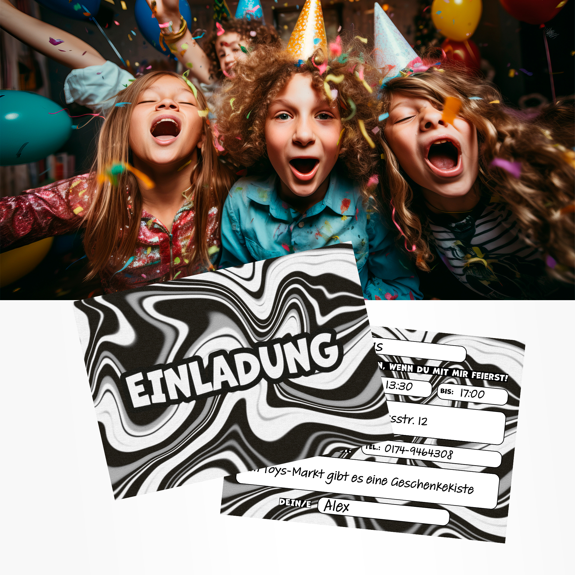 moosthaler einladungskarten kindergeburtstag junge liquid einladungen
