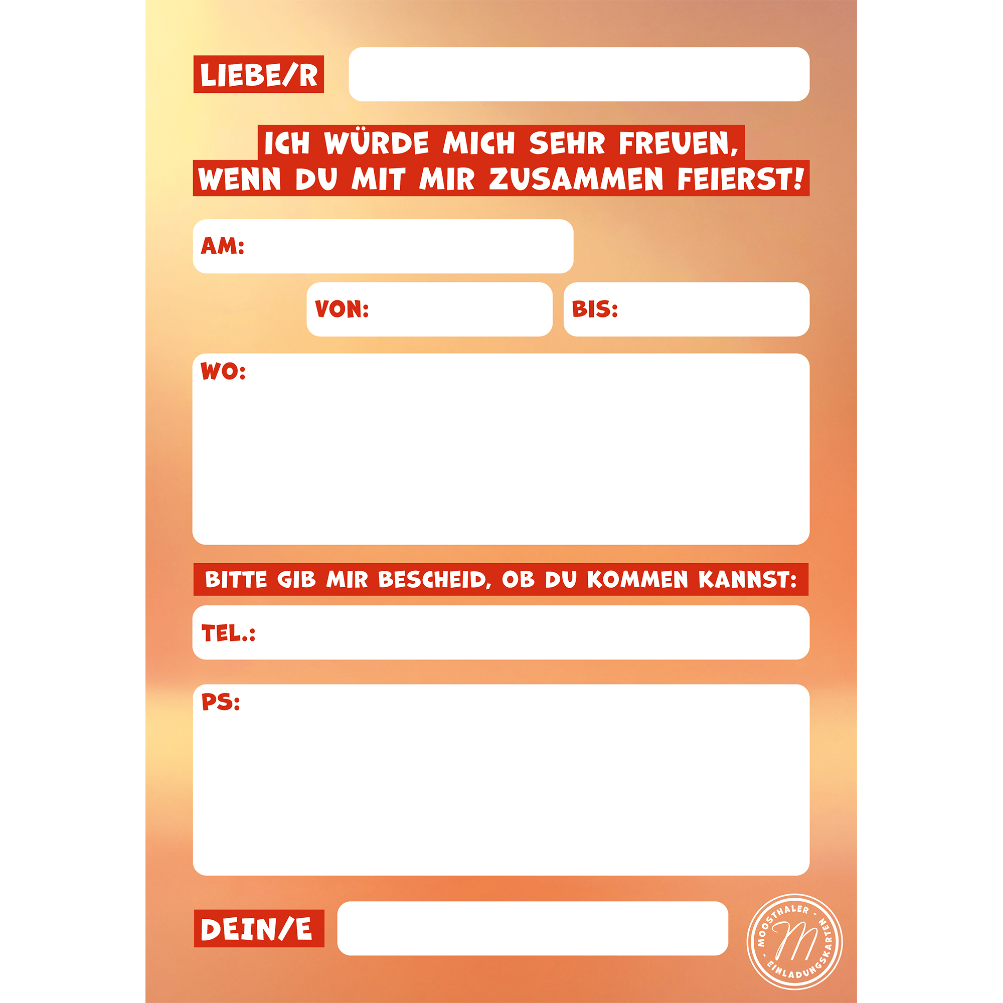 moosthaler einladungskarten kindergeburtstag junge Hot Dog einladungen